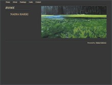 Tablet Screenshot of nadiahakki.com
